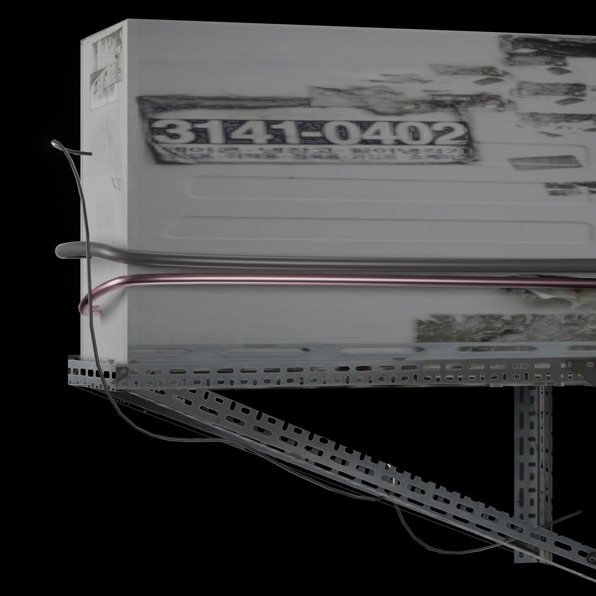 AC Air Conditioner exhaust fan Free 3D model_40