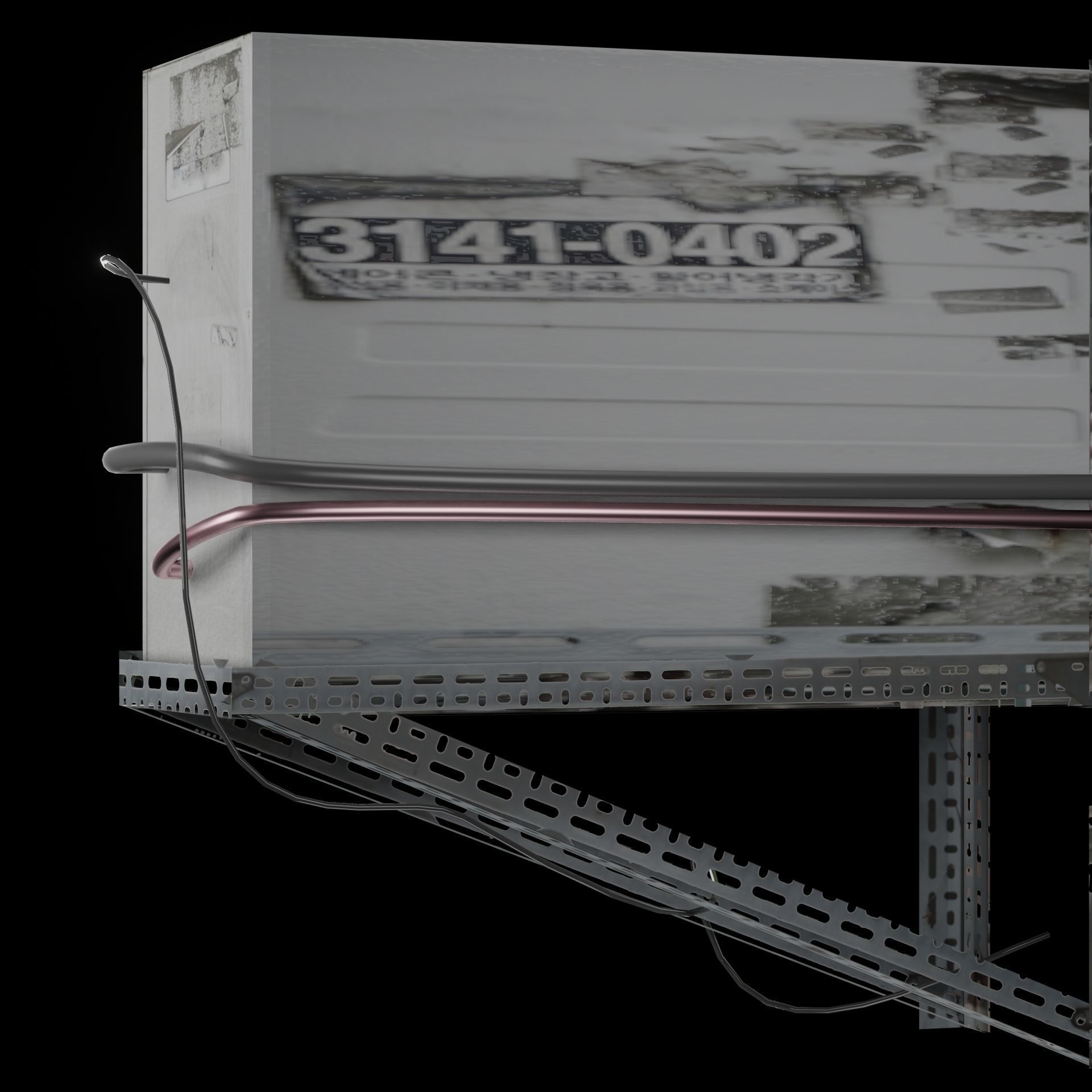 AC Air Conditioner exhaust fan Free 3D model_36