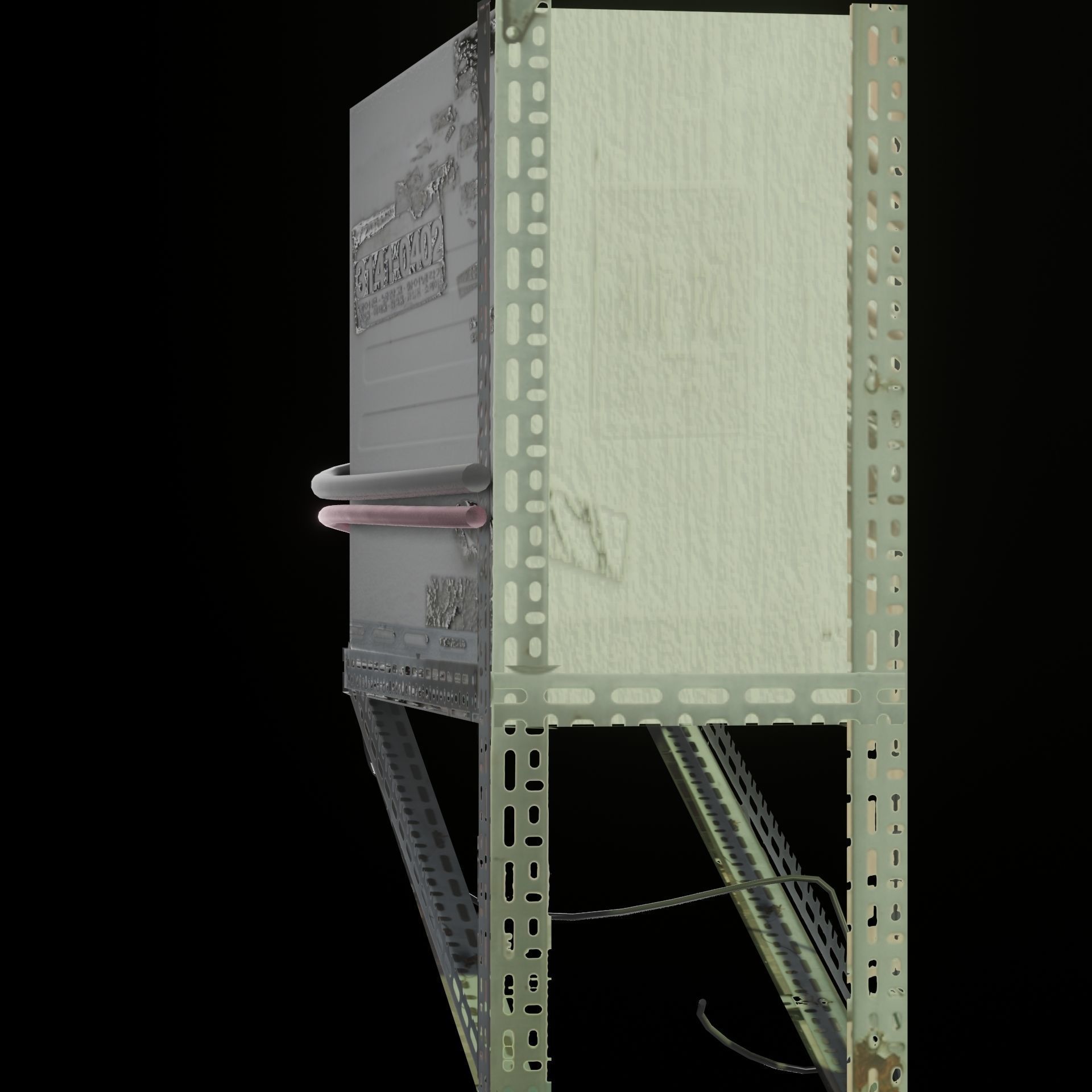 AC Air Conditioner exhaust fan Free 3D model_8