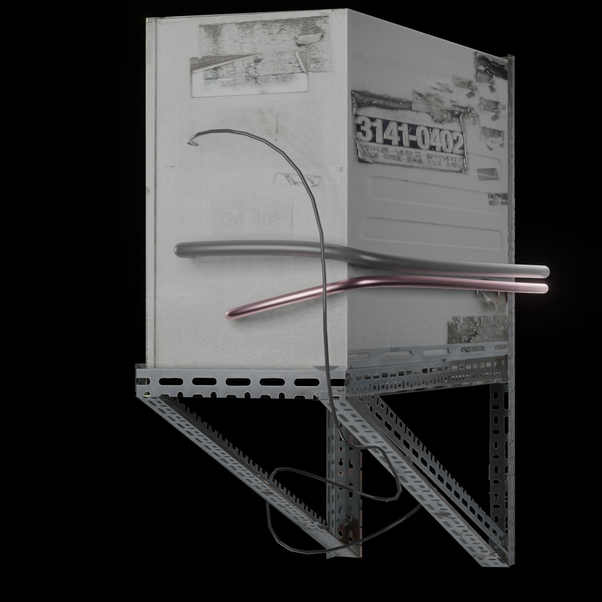 AC Air Conditioner exhaust fan Free 3D model_47