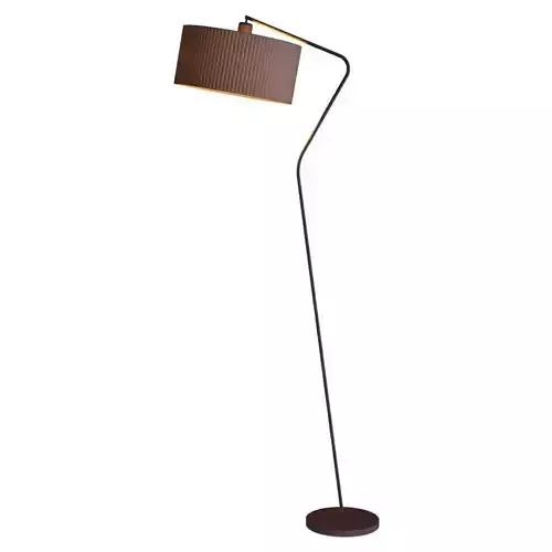 NETTUNO BROWN FLOOR LAMP 3D model