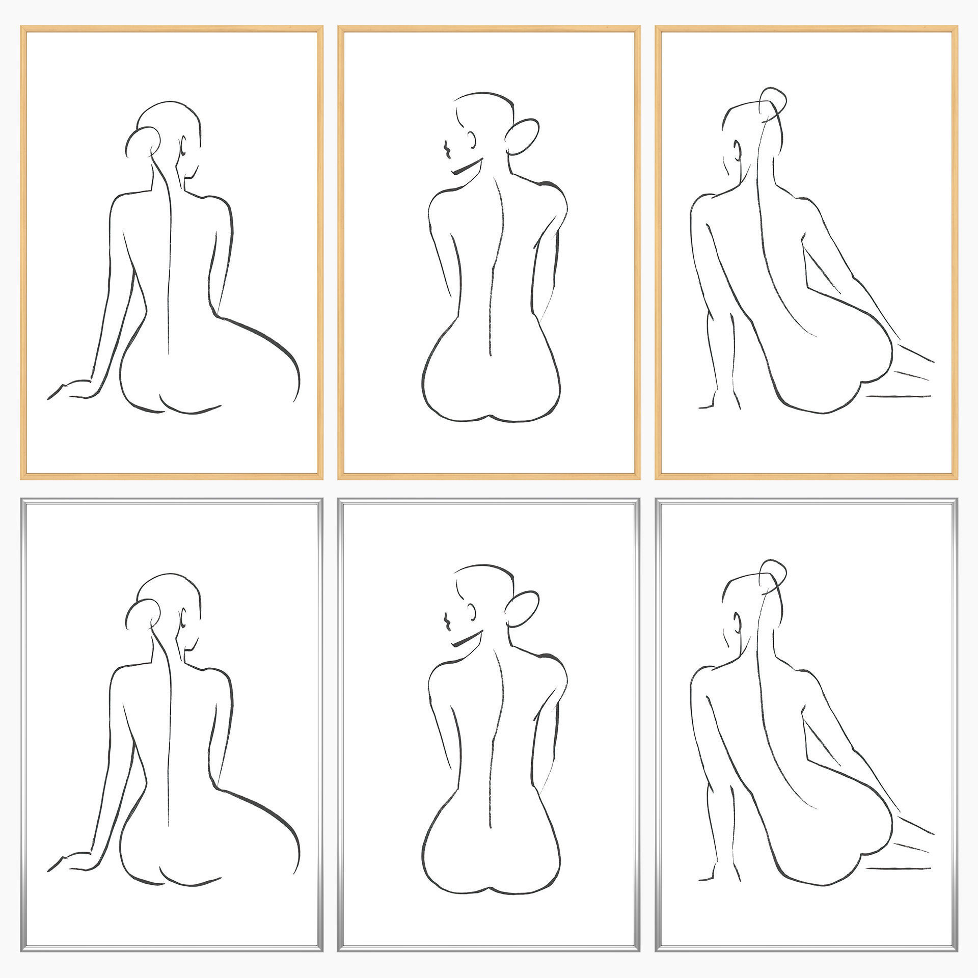 Wall Art Set 3554 3D model_2