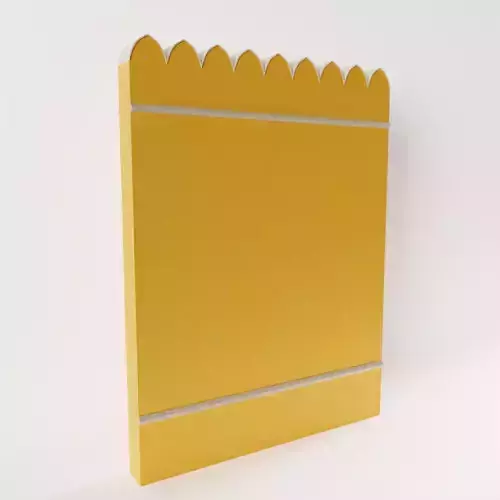 Indian Wall Low-poly 3D model