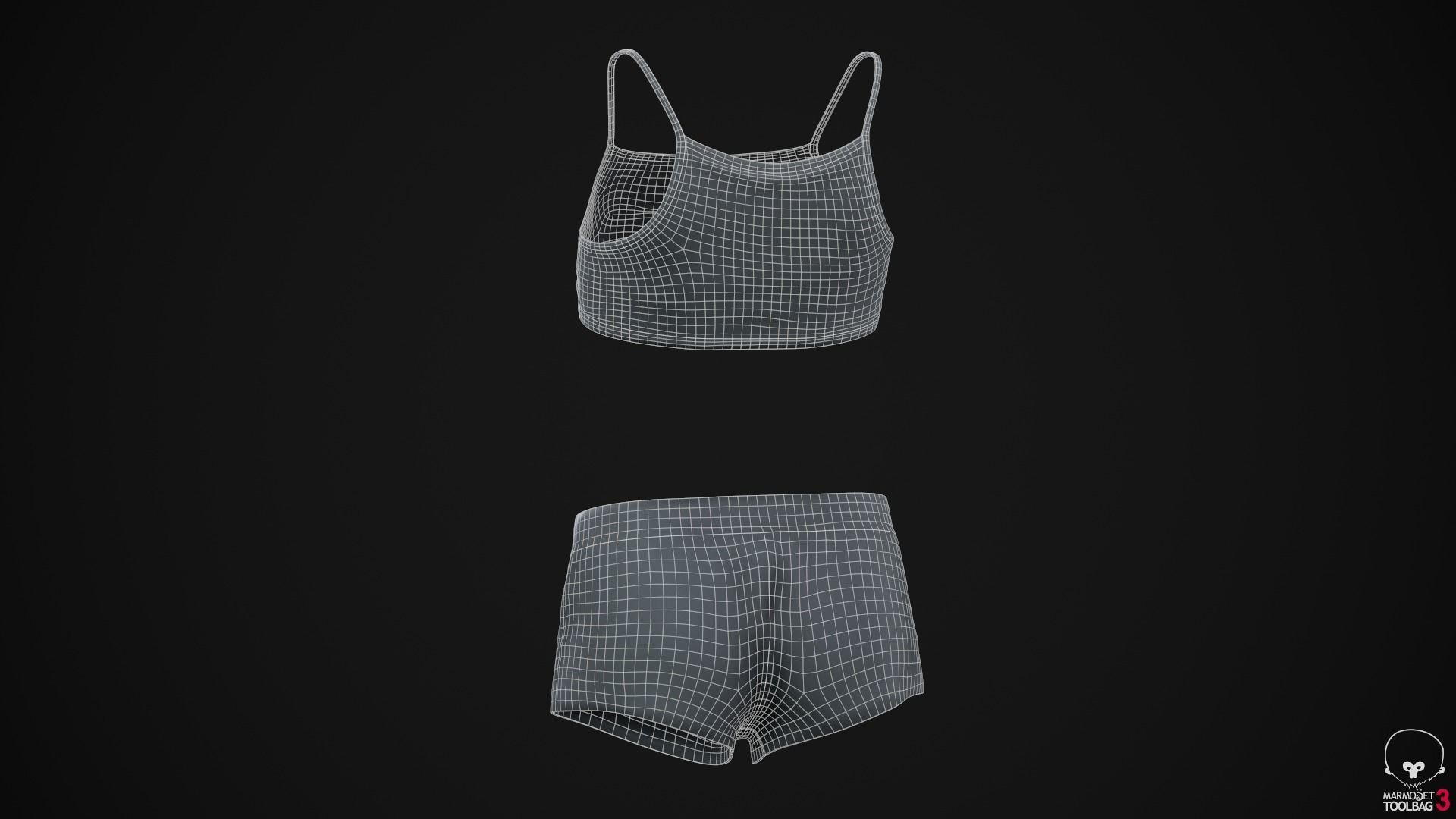 Summer clothes pack 3D Model Collection_15