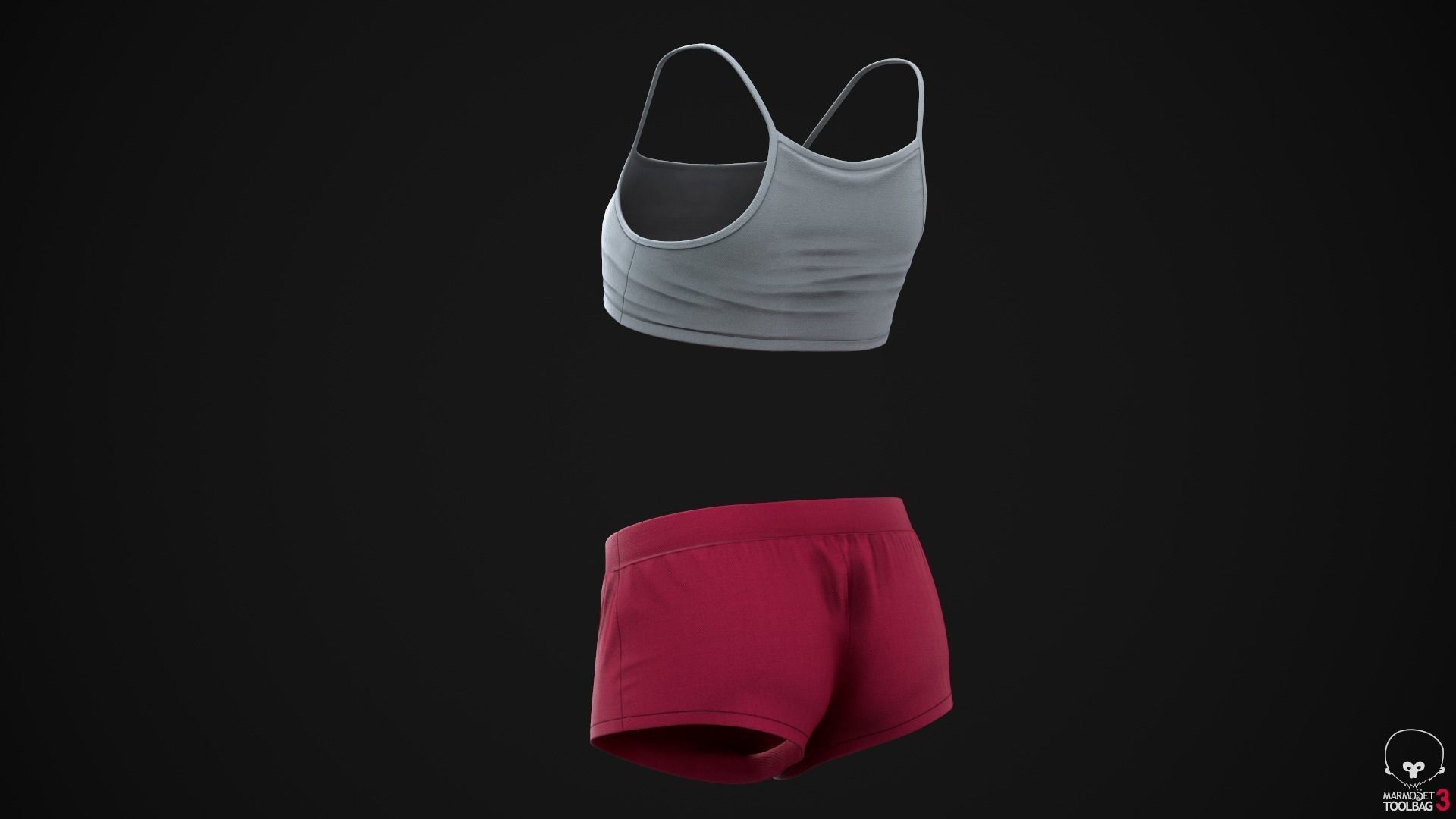 Summer clothes pack 3D Model Collection_6