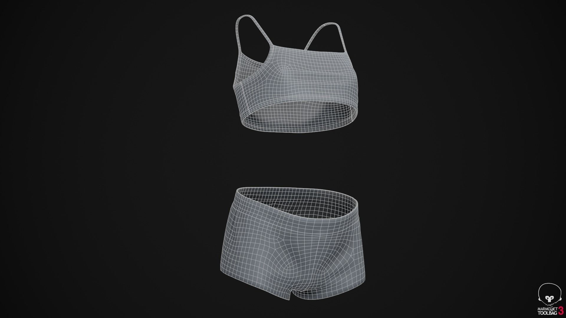 Summer clothes pack 3D Model Collection_13