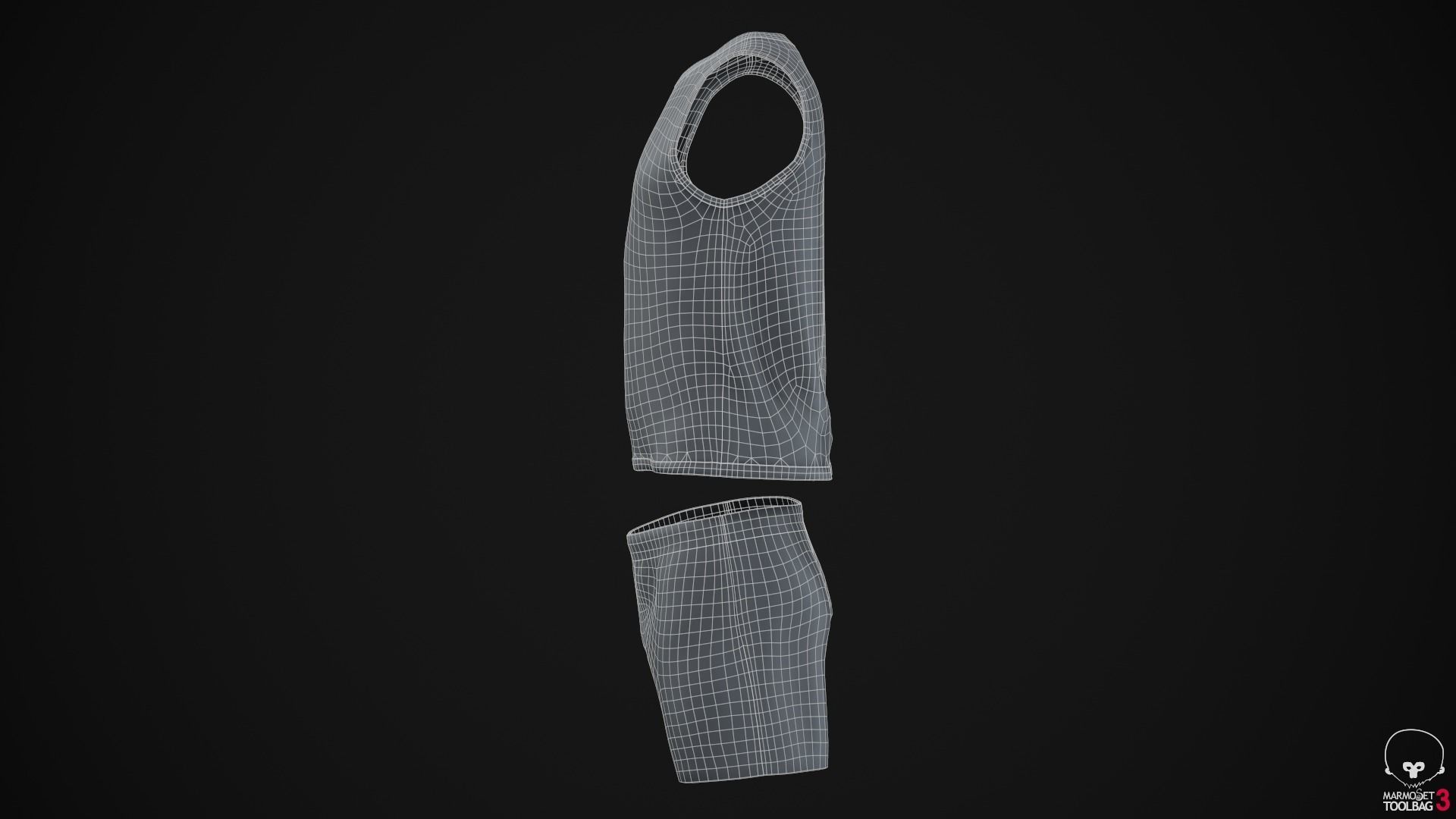 Summer clothes pack 3D Model Collection_33