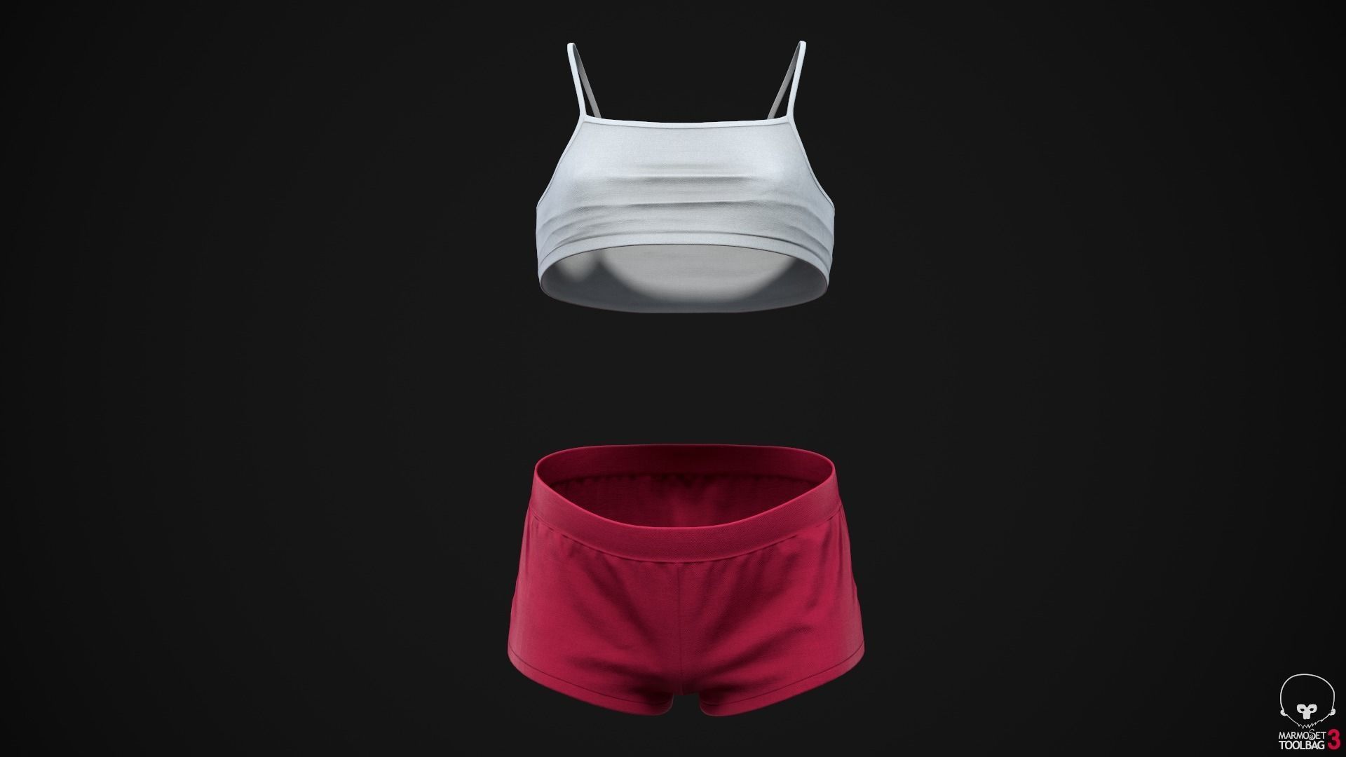 Summer clothes pack 3D Model Collection_4