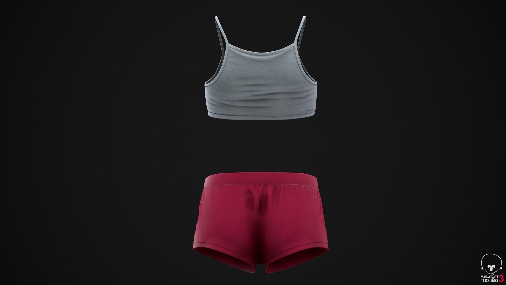 Summer clothes pack 3D Model Collection_7