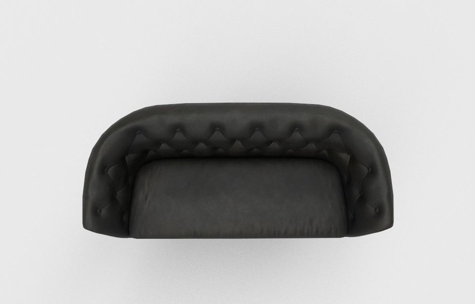 luxurious sofa Low-poly 3D model_5