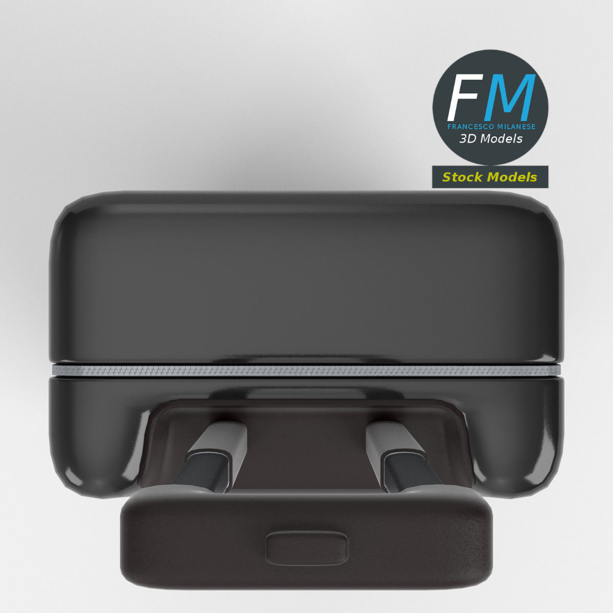 Travel suitcase 3D model_6