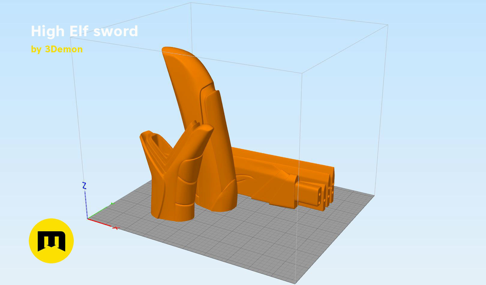 High Elf Cosplay 3D print model_22