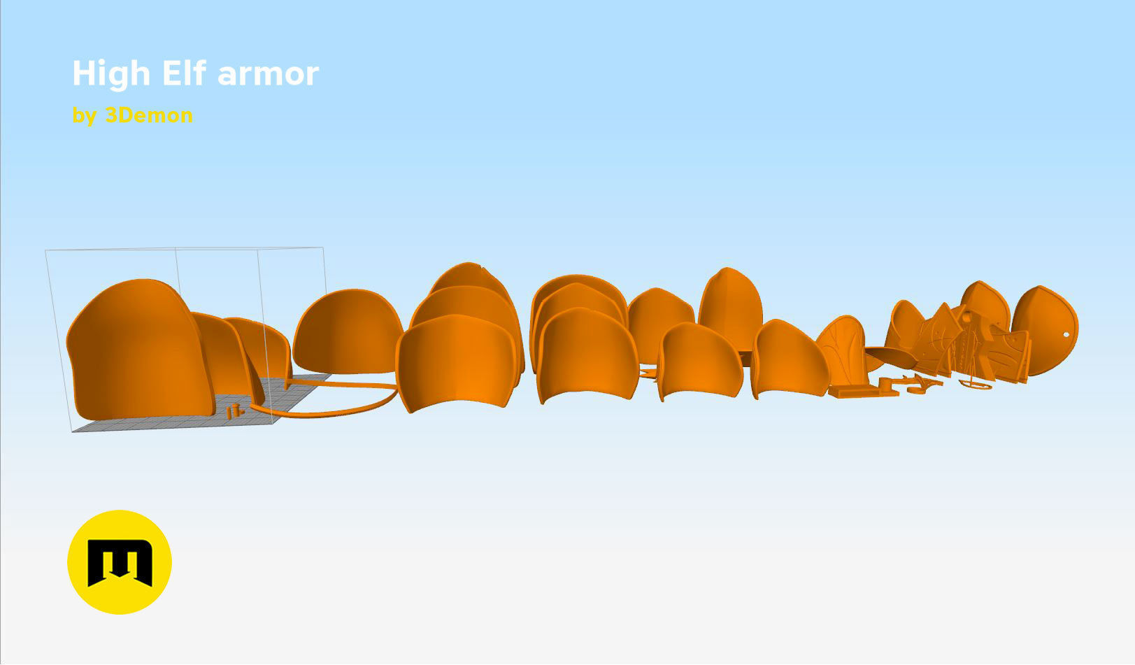 High Elf Cosplay 3D print model_20