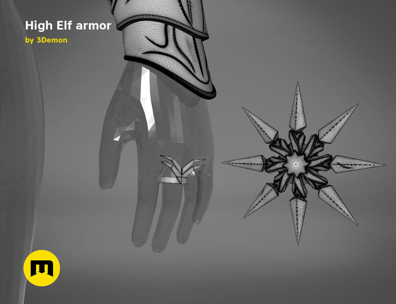 High Elf Cosplay 3D print model_37
