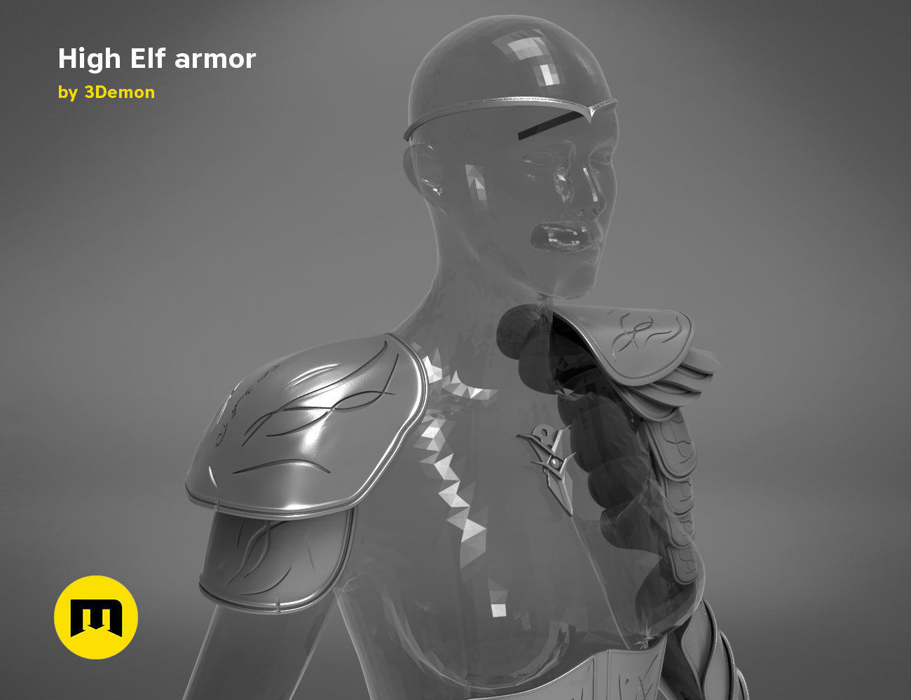 High Elf Cosplay 3D print model_6