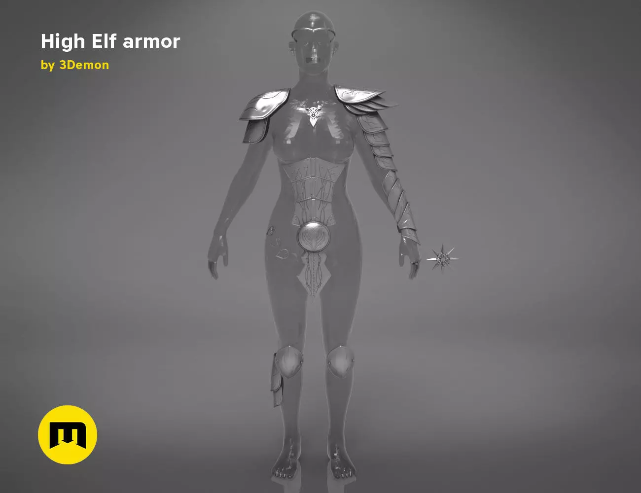 High Elf Cosplay 3D print model_0