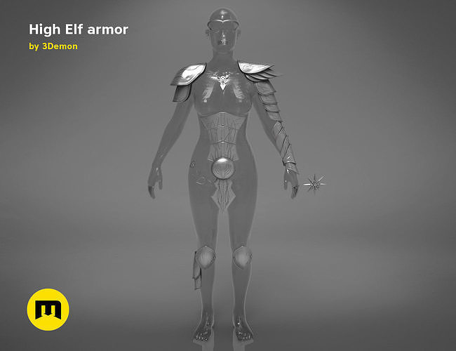 High Elf Cosplay 3D print model