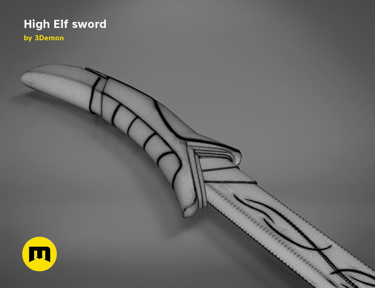 High Elf Cosplay 3D print model_40
