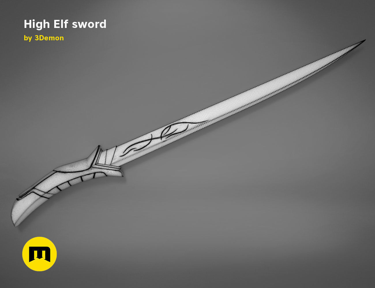 High Elf Cosplay 3D print model_38