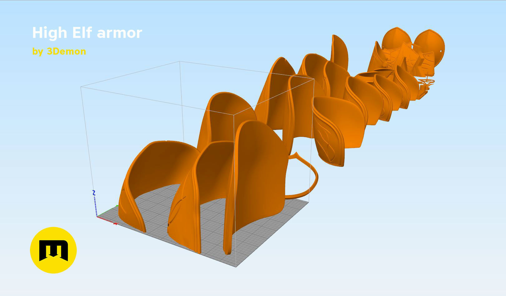 High Elf Cosplay 3D print model_19