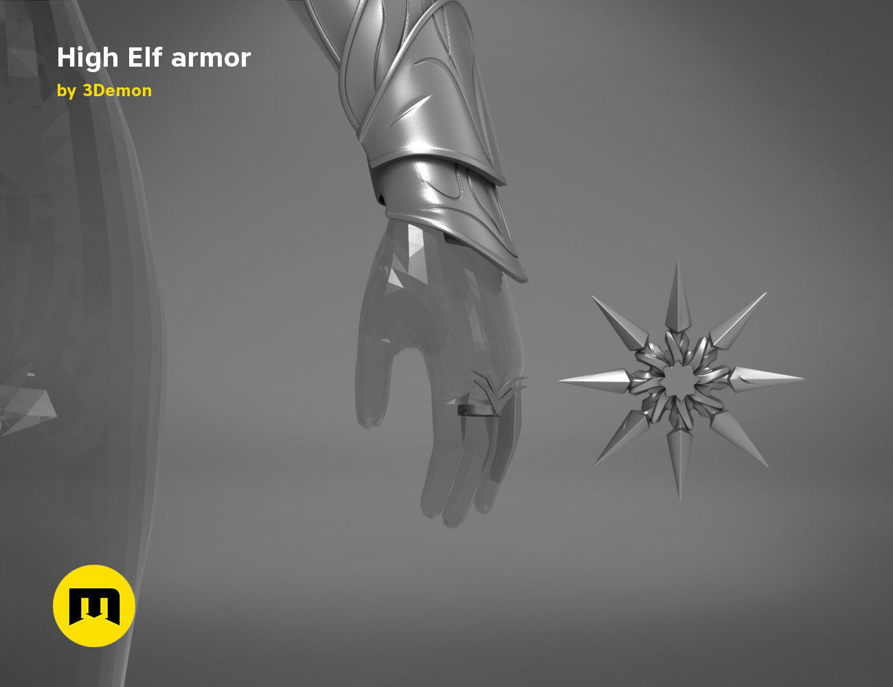 High Elf Cosplay 3D print model_8
