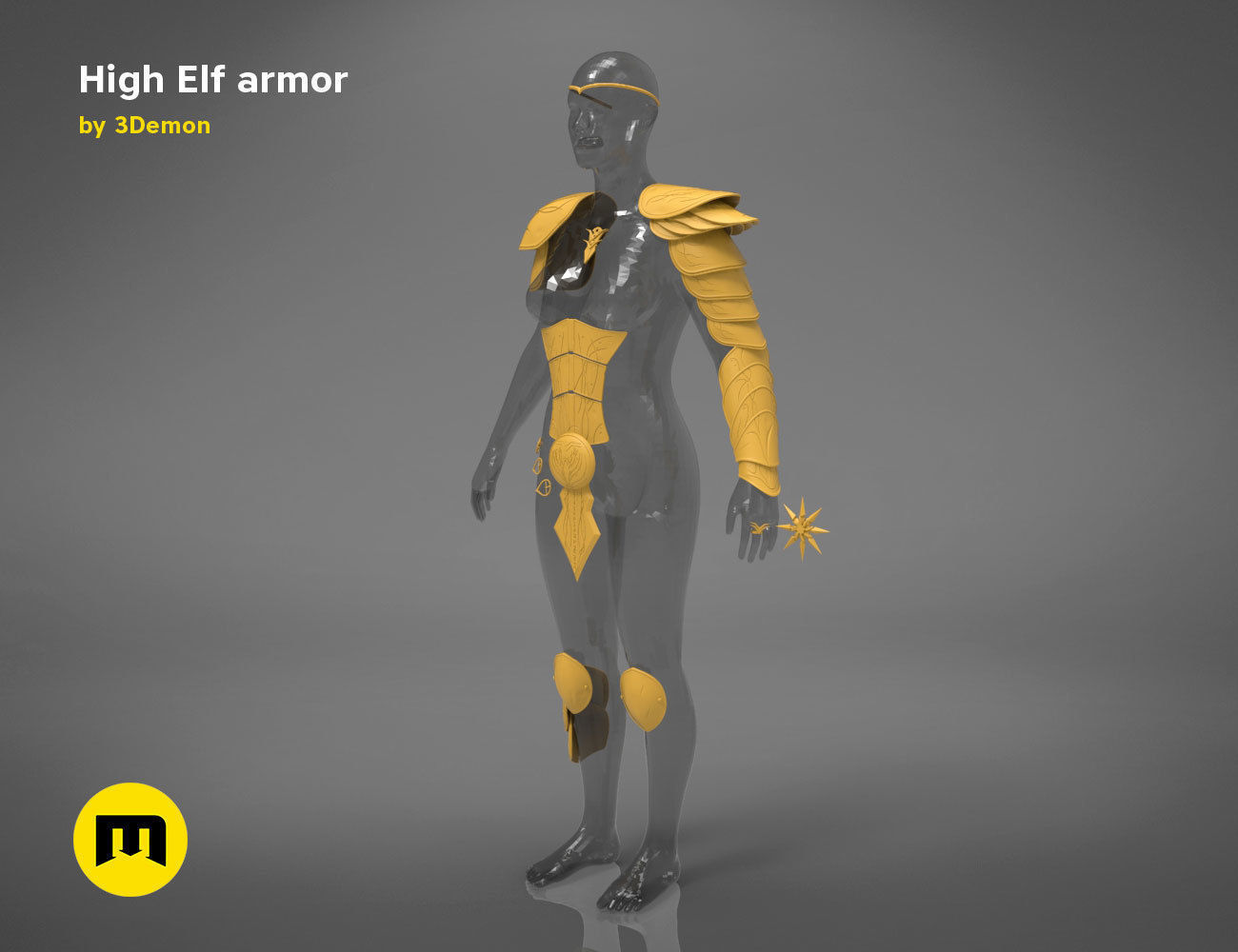 High Elf Cosplay 3D print model_10