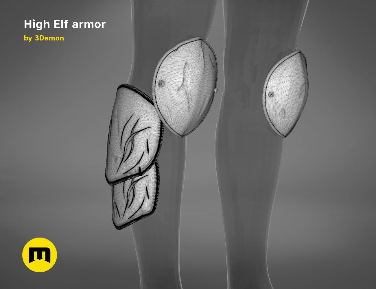 High Elf Cosplay 3D print model_36