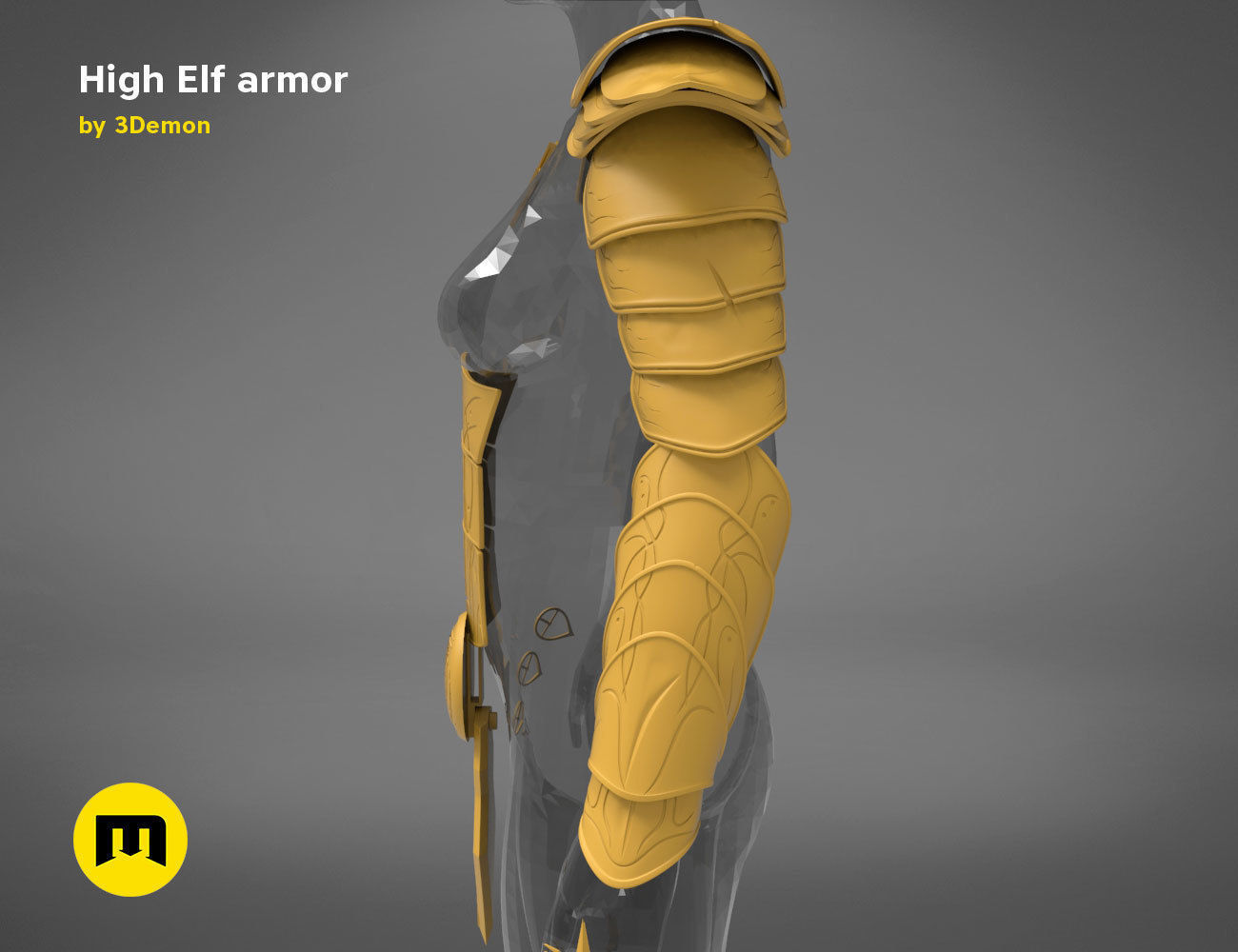 High Elf Cosplay 3D print model_15