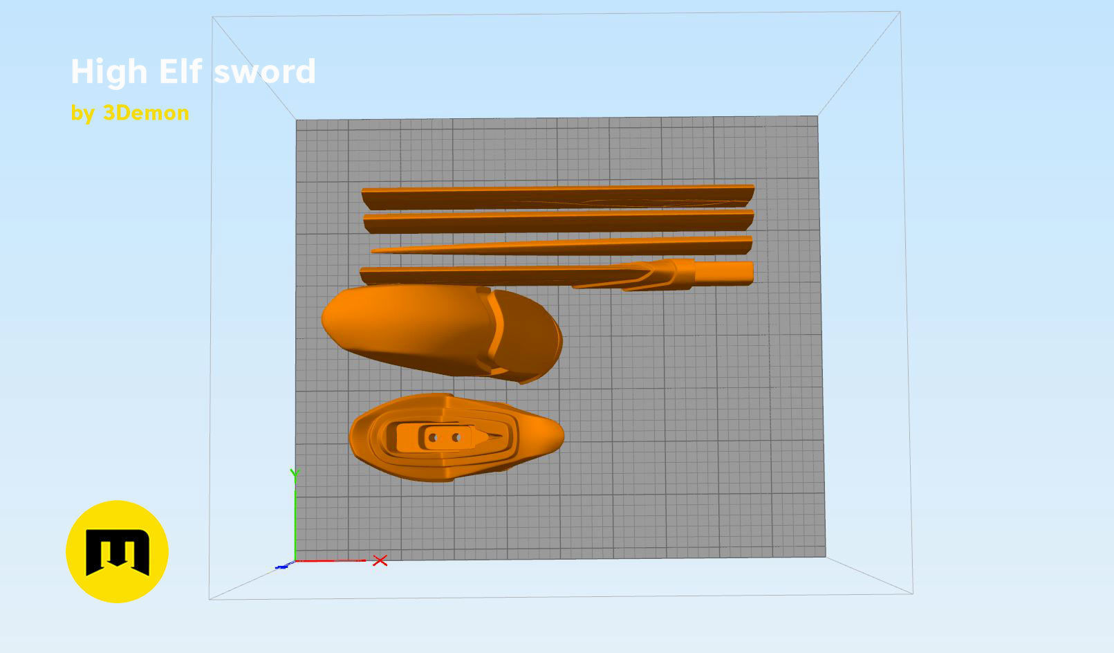 High Elf Cosplay 3D print model_23