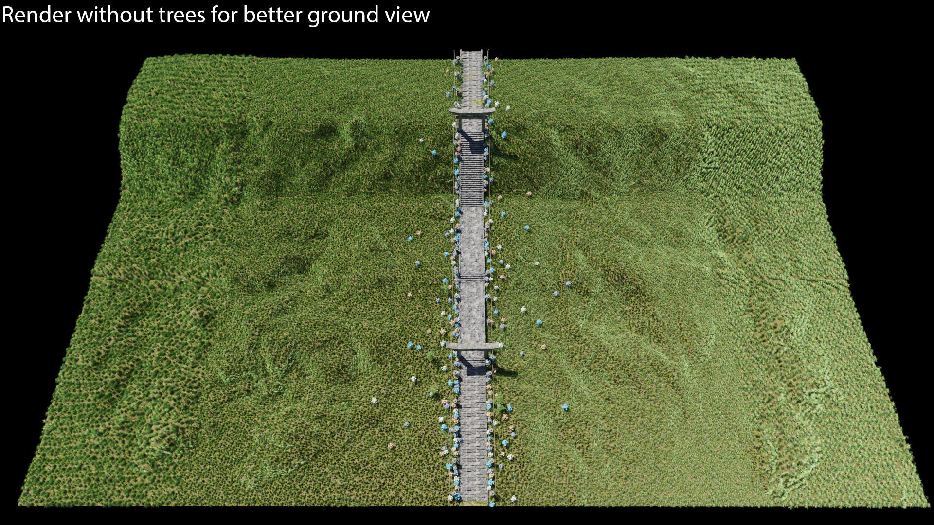 Path to Shrine Scene 3D model_7
