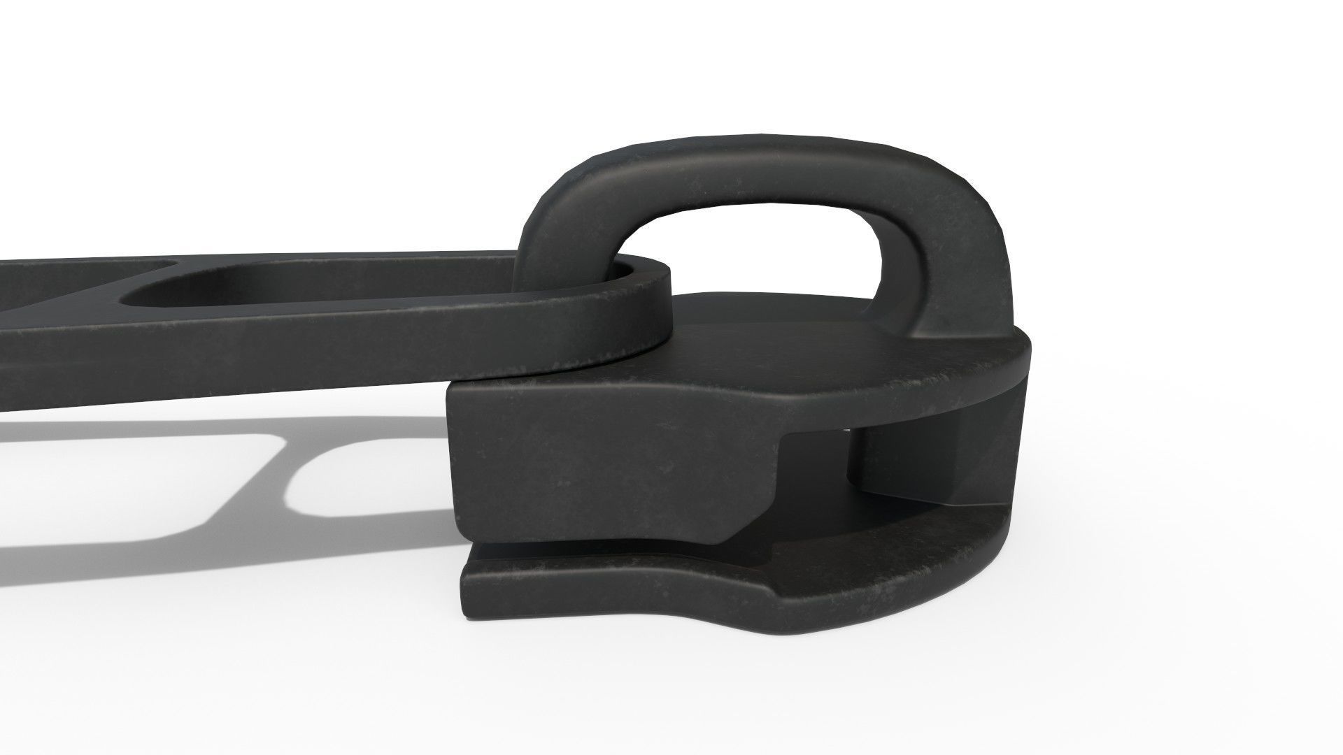 Zipper Puller with Slider 009 Low-poly 3D model_6