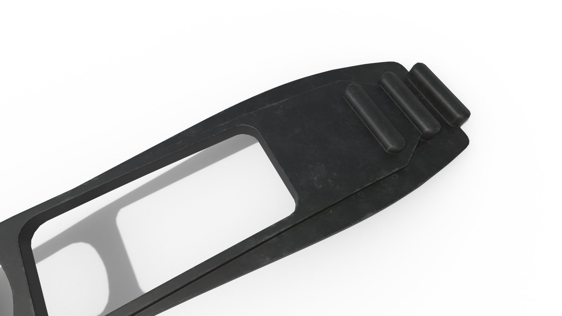 Zipper Puller with Slider 009 Low-poly 3D model_9