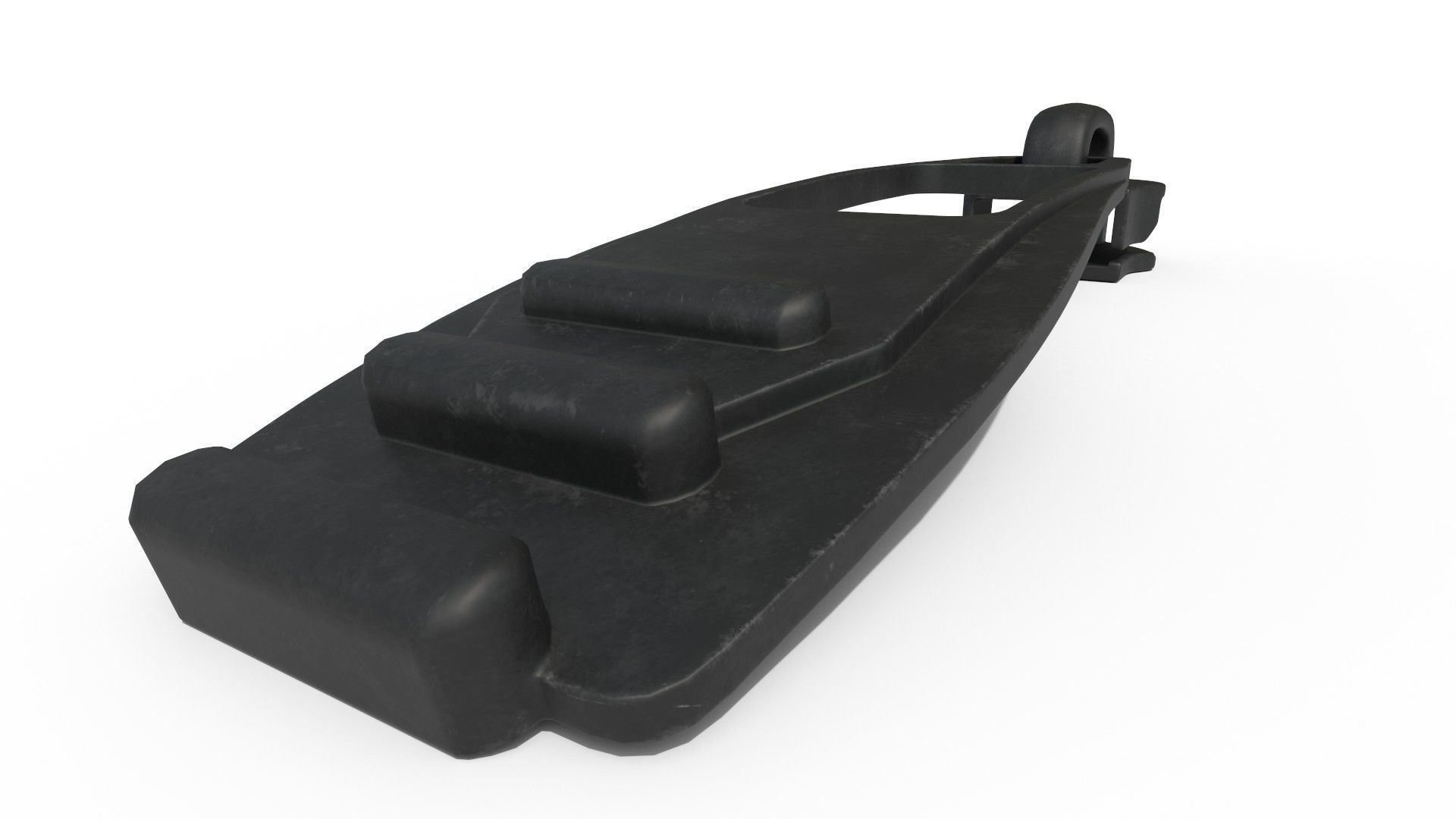 Zipper Puller with Slider 009 Low-poly 3D model_1