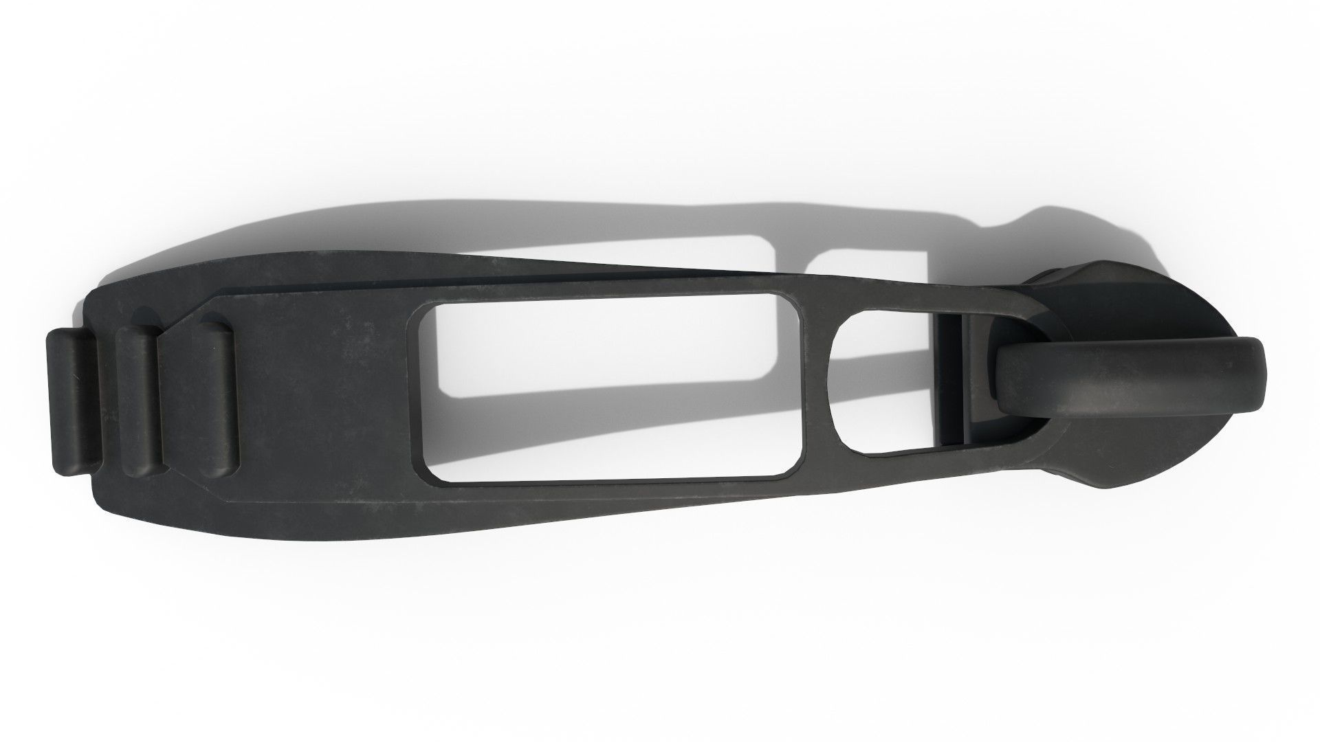 Zipper Puller with Slider 009 Low-poly 3D model_11