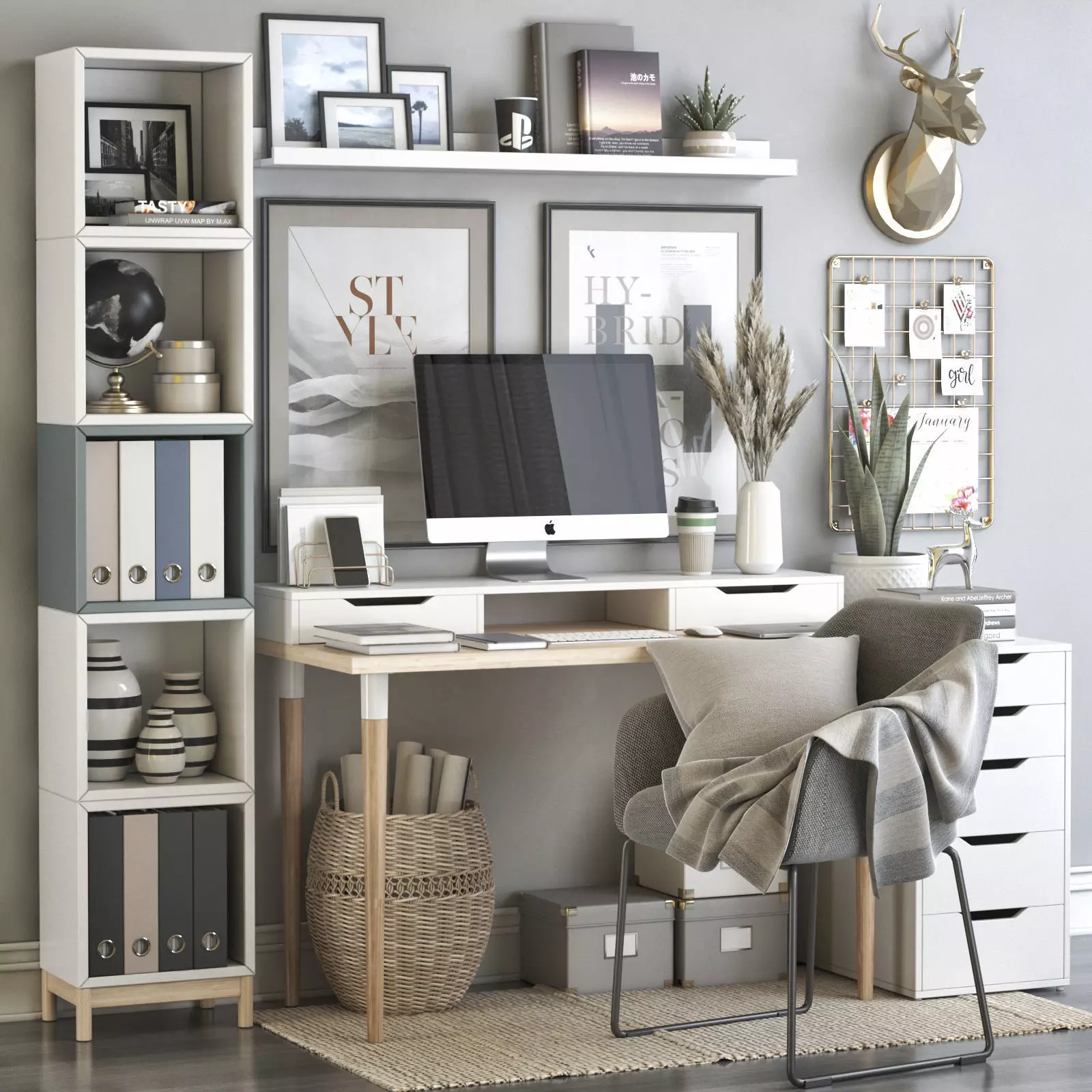 Office workplace 69 3D model