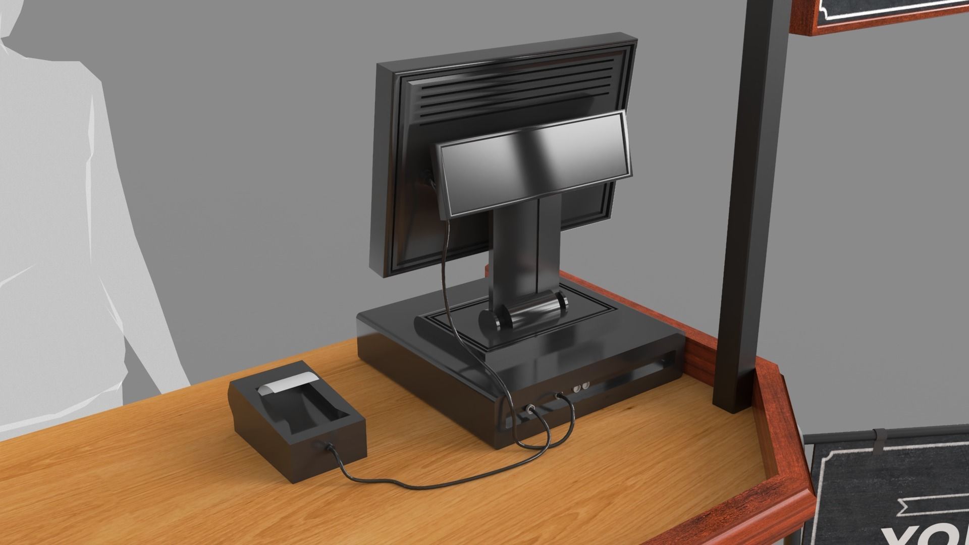 Food Stand - Cart 4 3D model_10