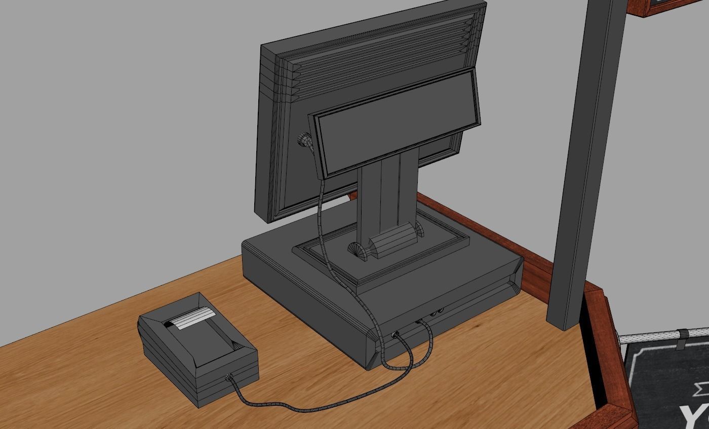 Food Stand - Cart 4 3D model_18