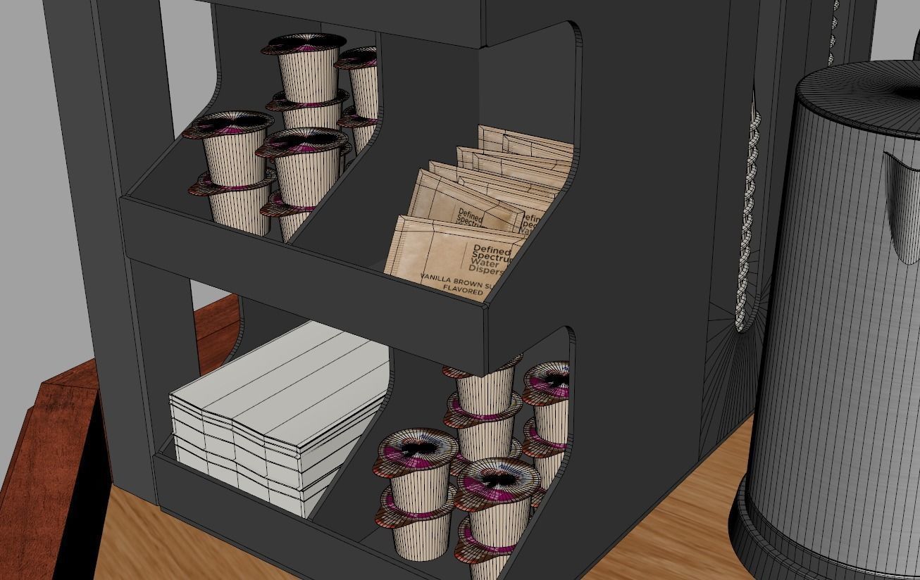 Food Stand - Cart 4 3D model_17