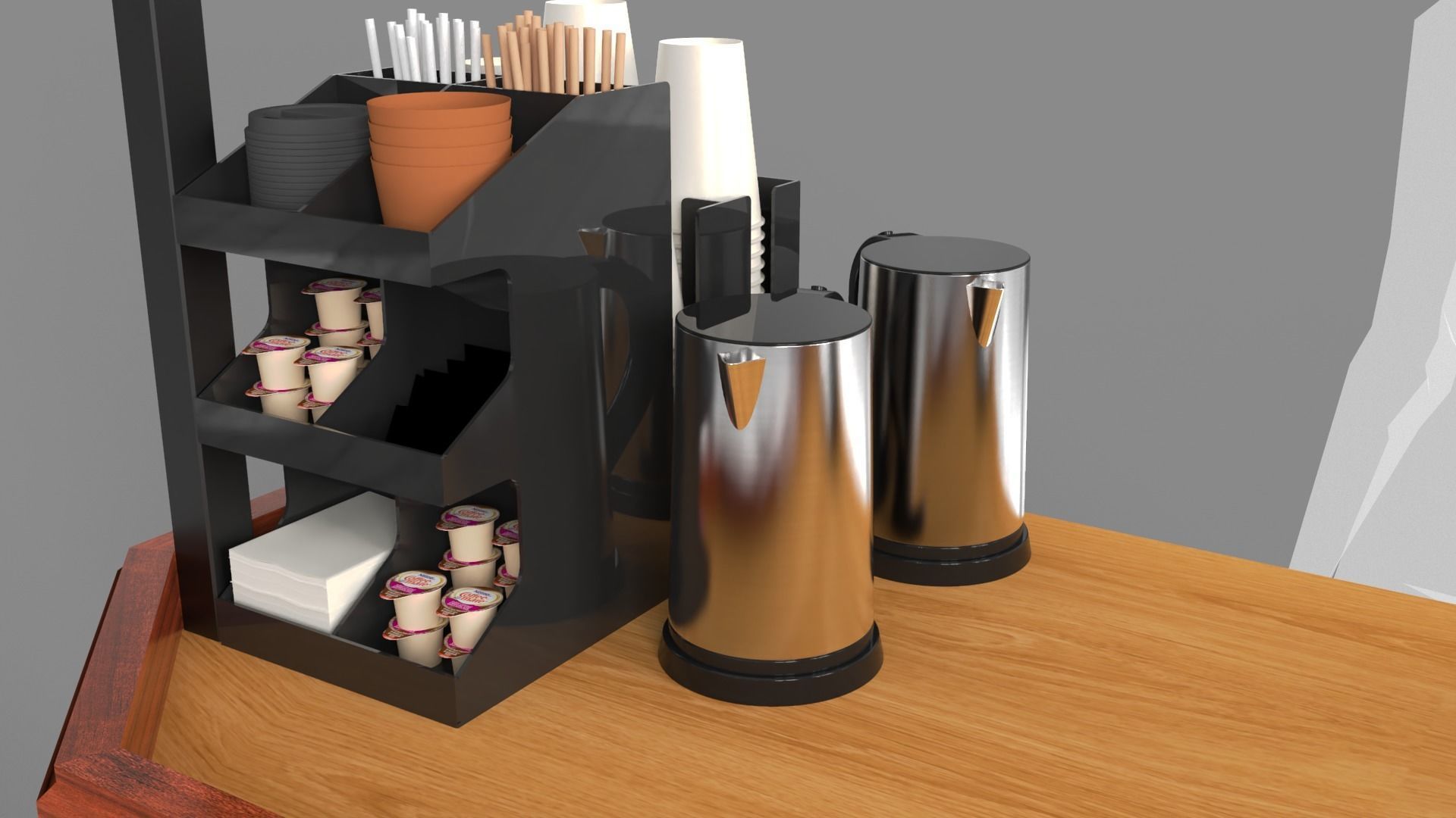 Food Stand - Cart 4 3D model_8