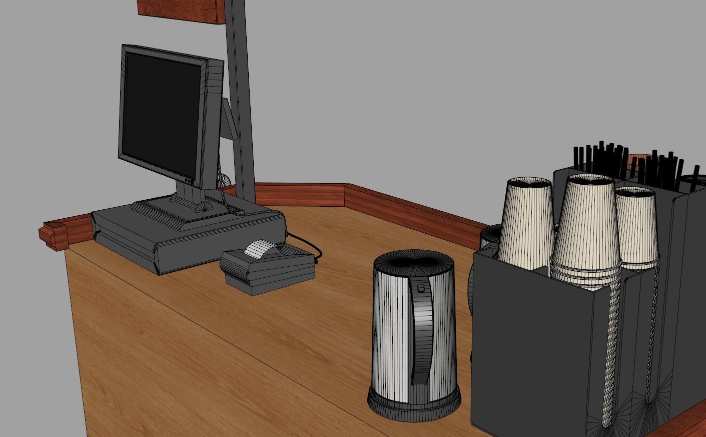 Food Stand - Cart 4 3D model_20