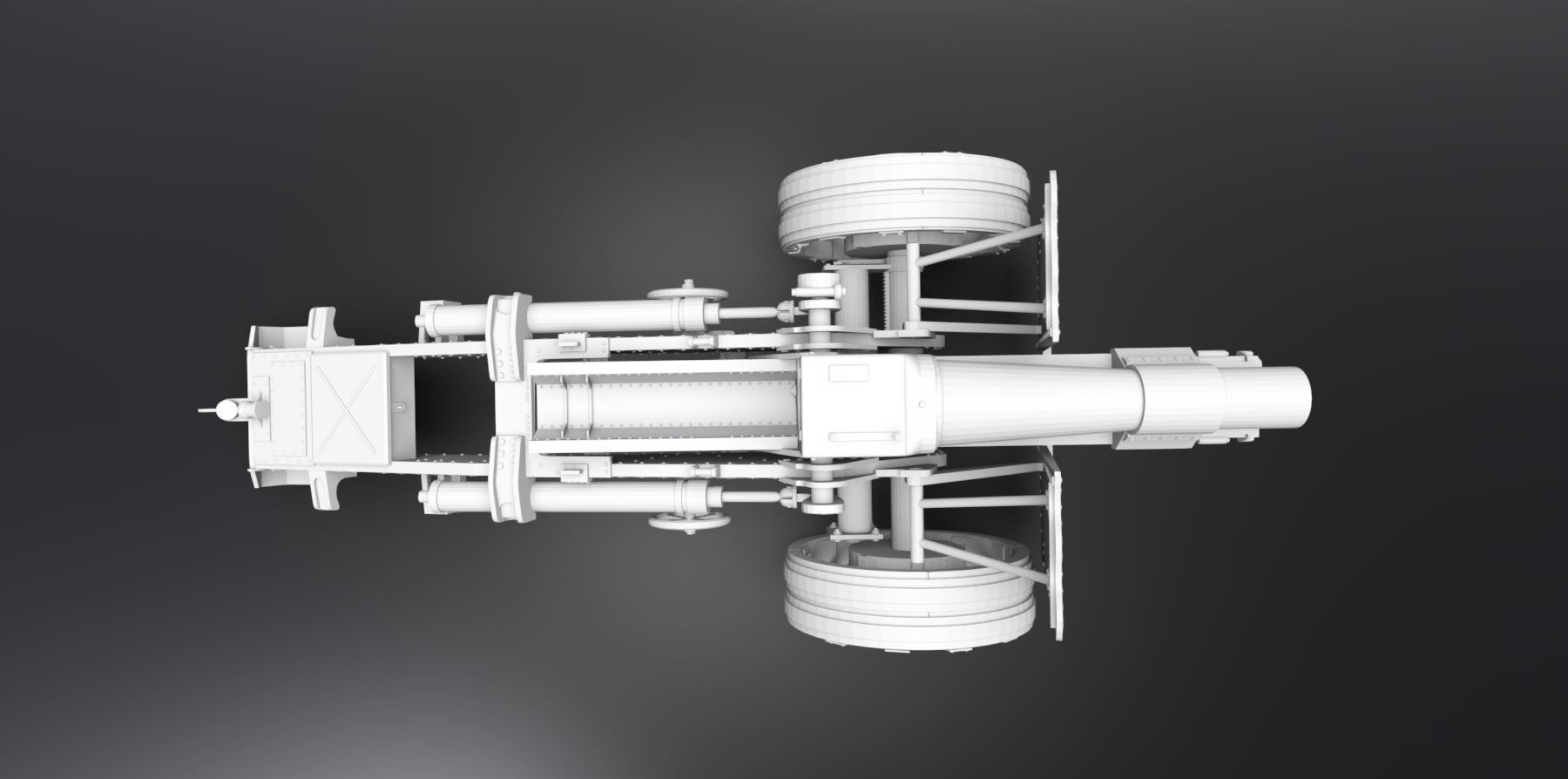 15 cm Sig 33 Scale model 3D print model_3