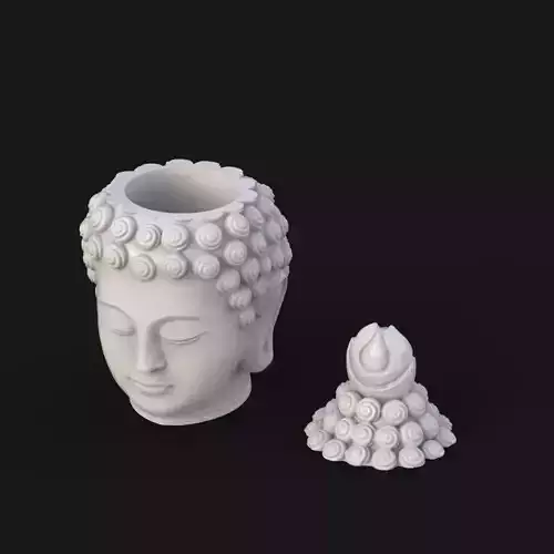 3D PRINT Buddha Pot 