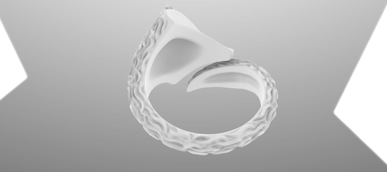 Fox Ring 3D print model_20