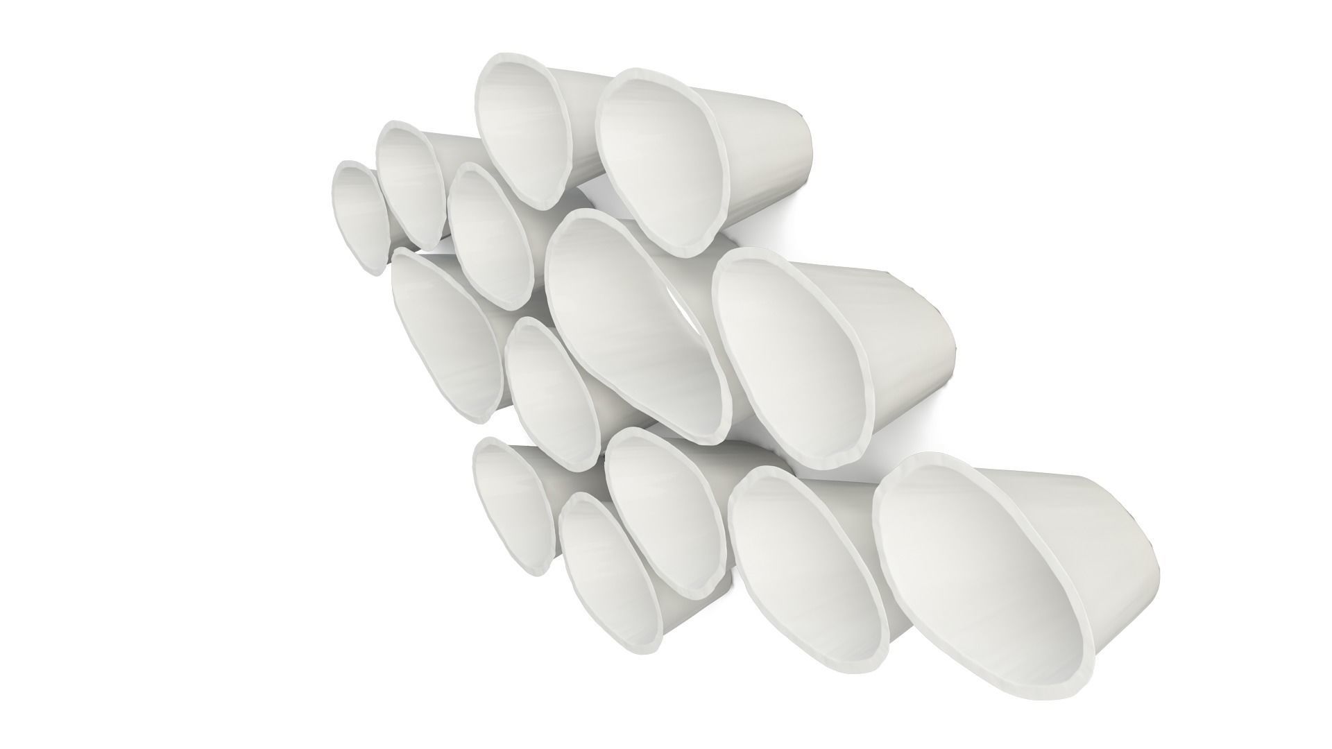 FAVO modular shelves Low-poly 3D model_2