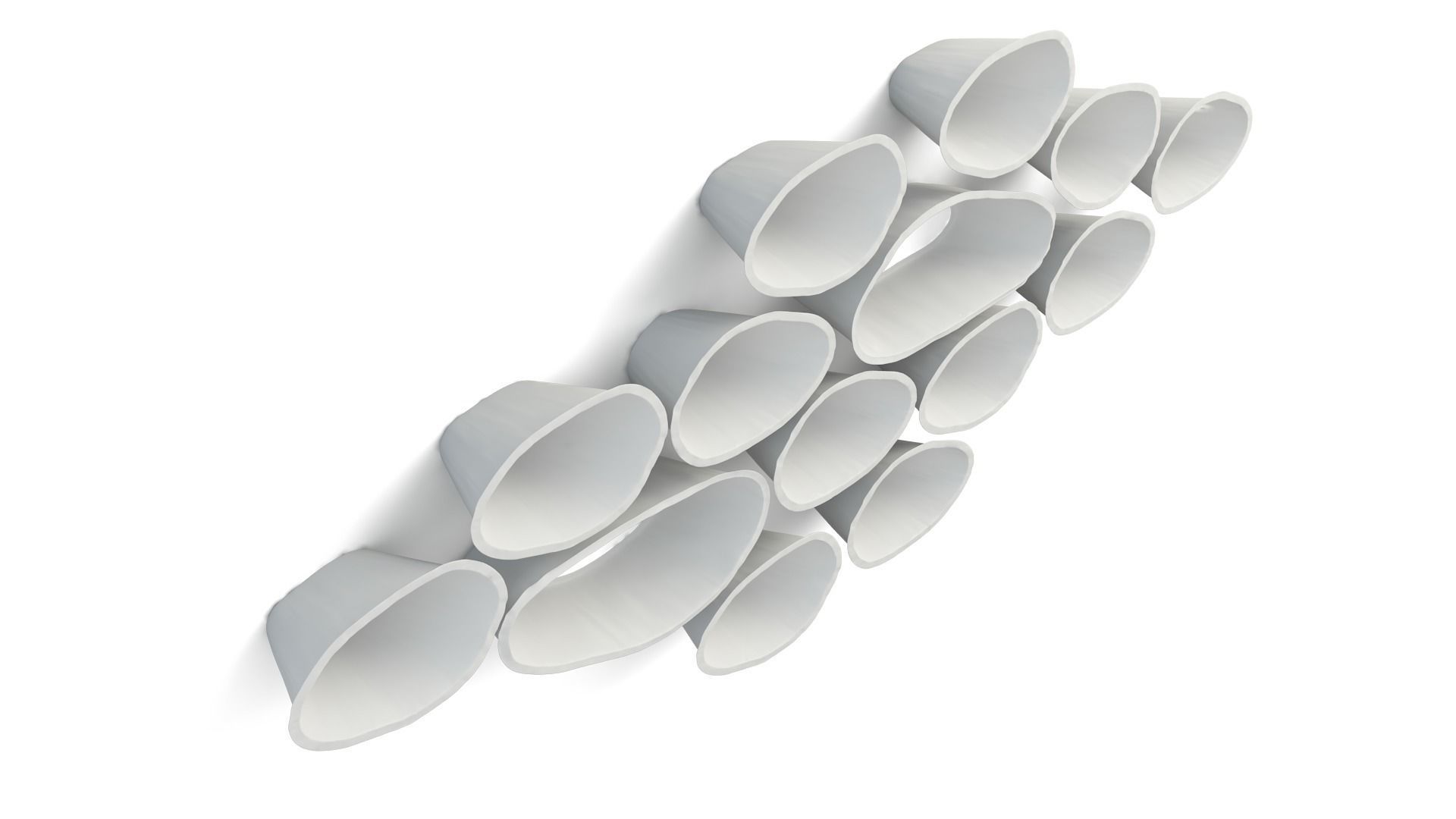 FAVO modular shelves Low-poly 3D model_3