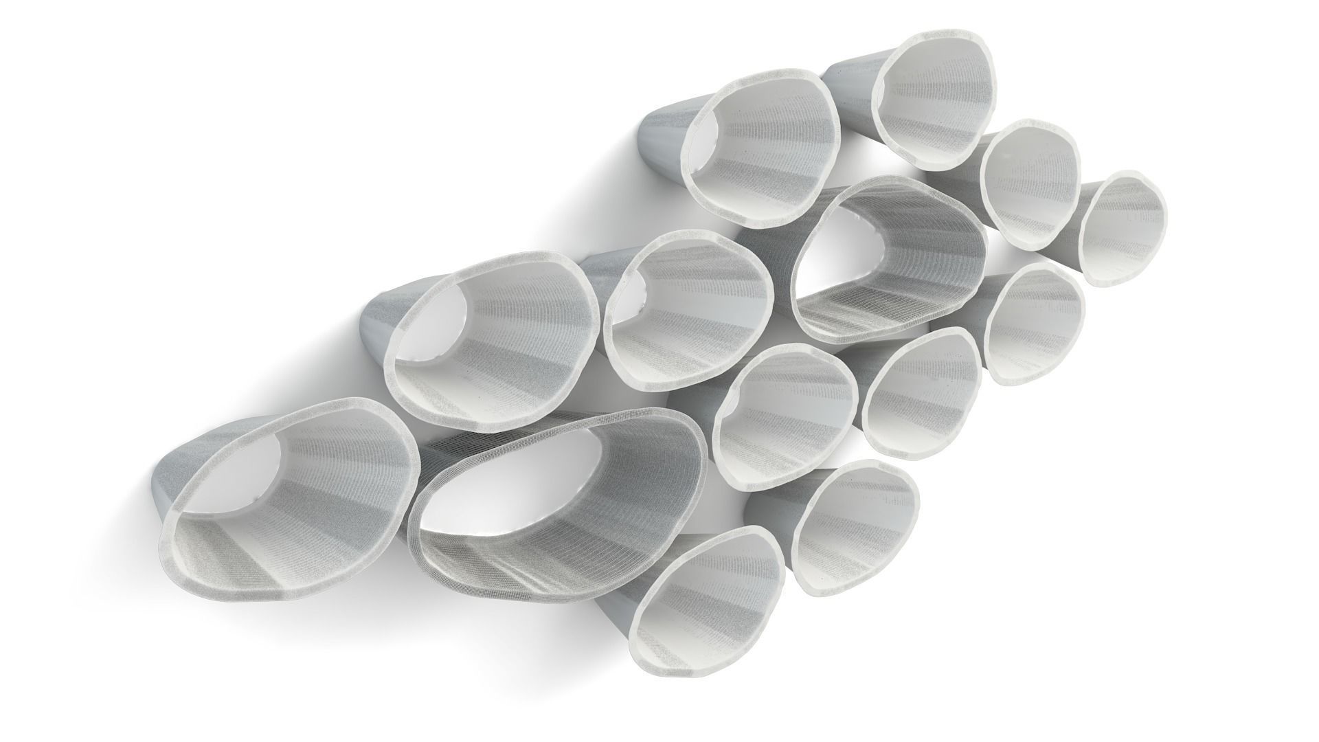 FAVO modular shelves Low-poly 3D model_7