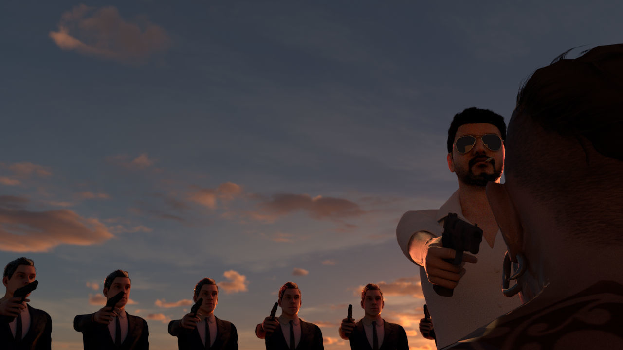 thalapathy Vijay Model Textured and Rigged Low-poly 3D model_4