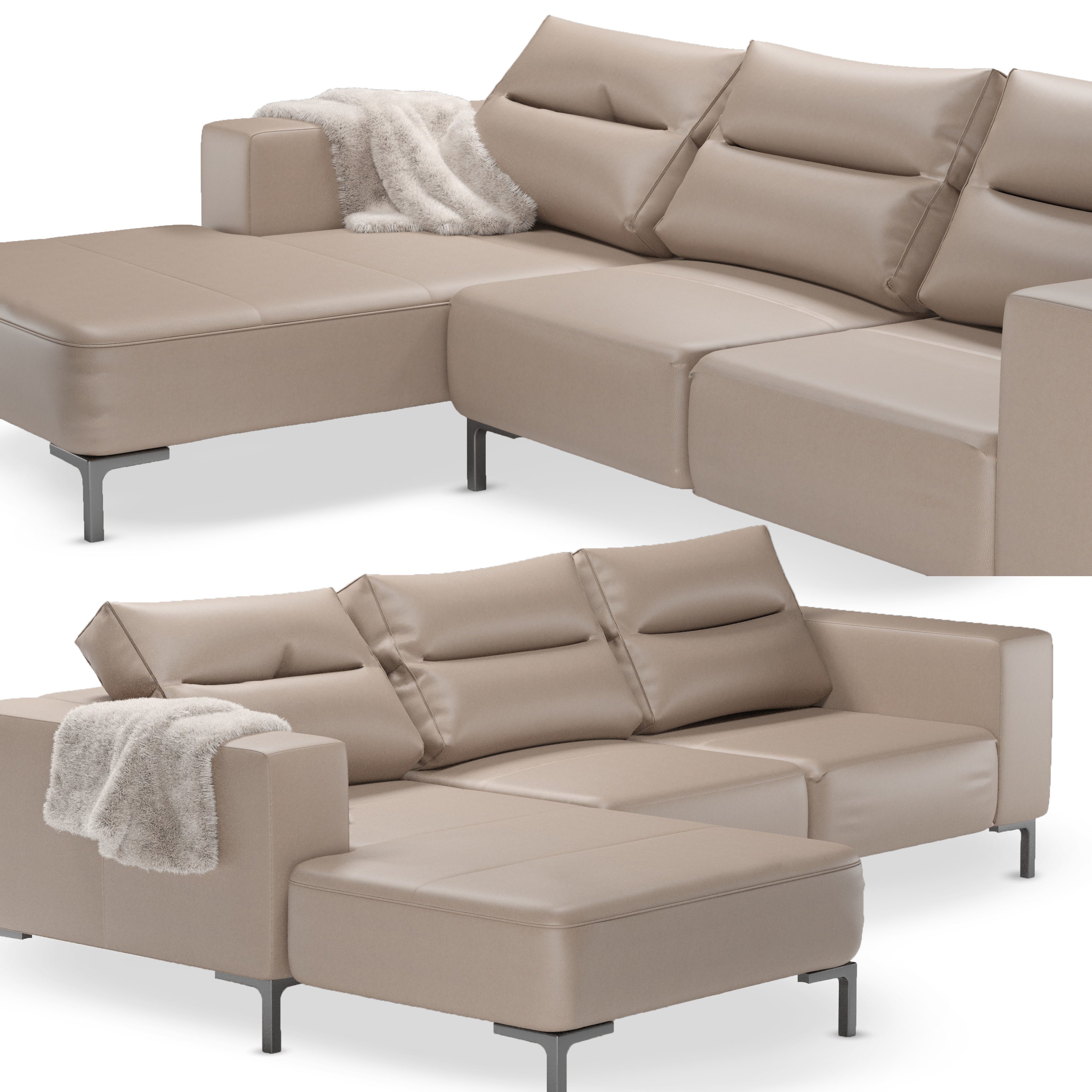 Boconcept Sofa Zurich 3D model_1