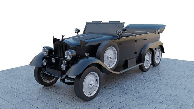 Mercedes G4 W31 Low-poly 3D model