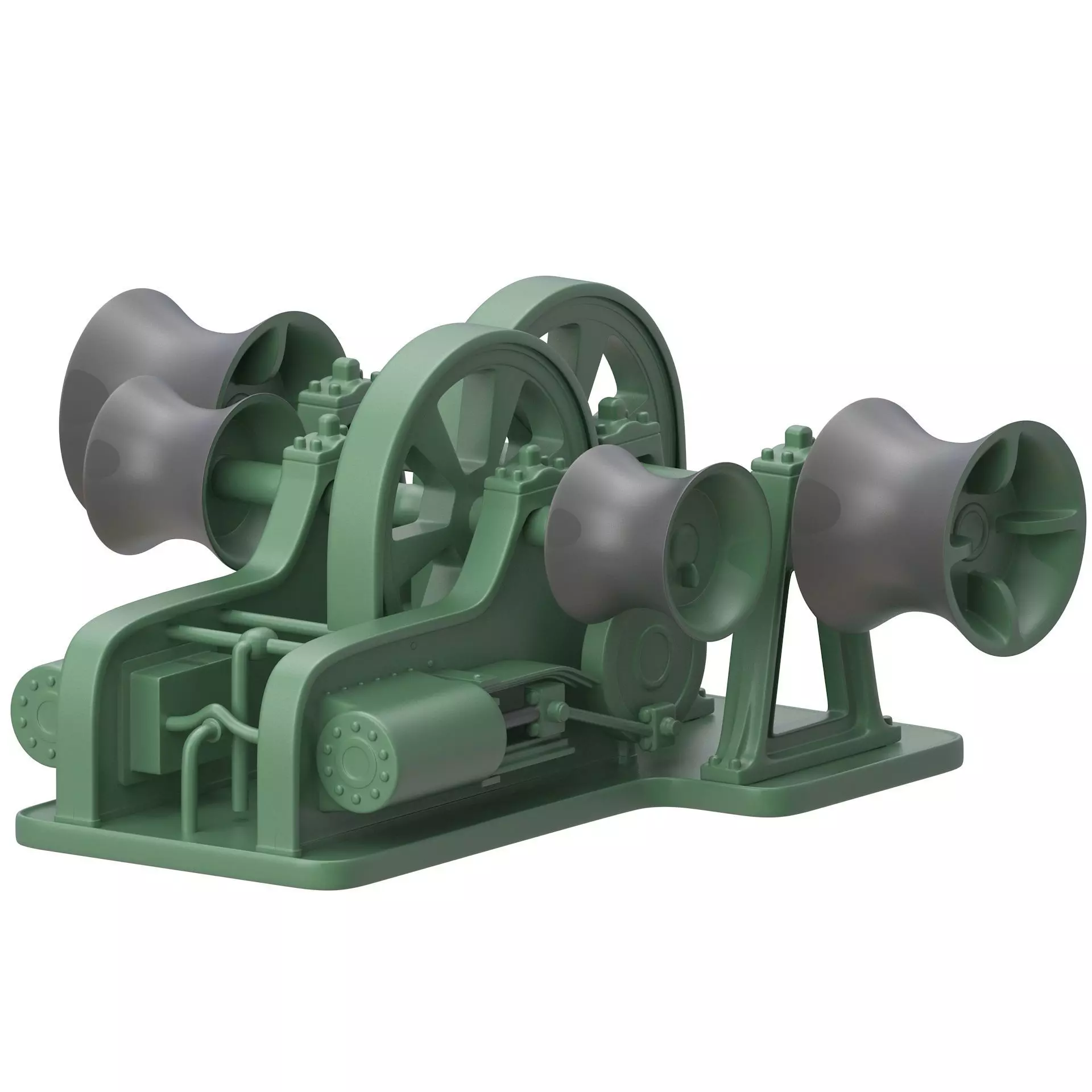 Titanic Steam Winches 3D model_0